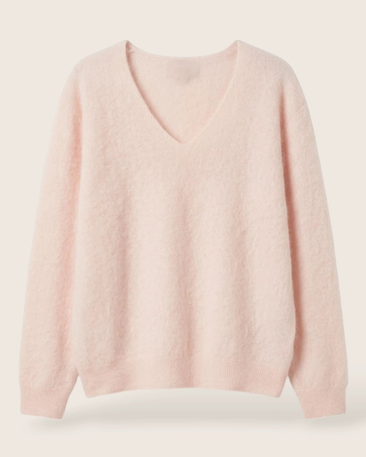 Blush Wool Cashmere Silk Knit