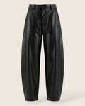 Colette Leather-Look Barrel Trousers