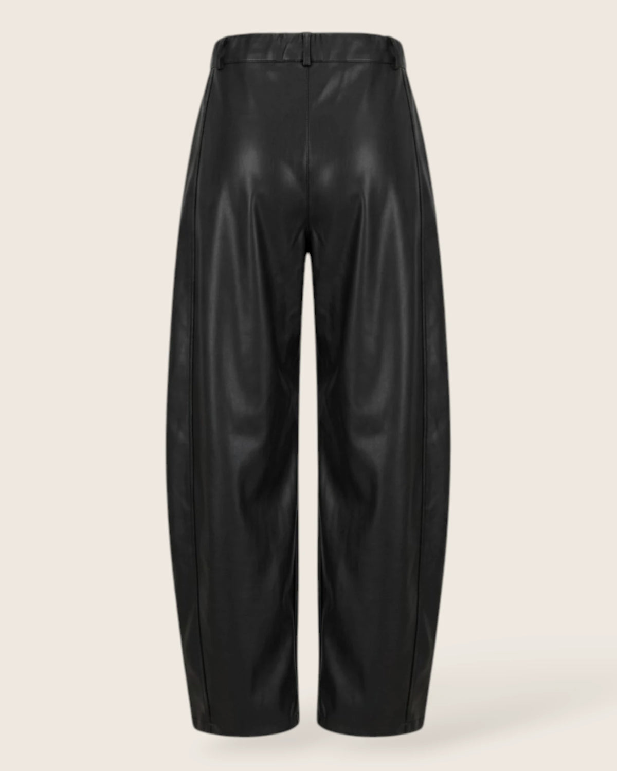 Colette Leather-Look Barrel Trousers