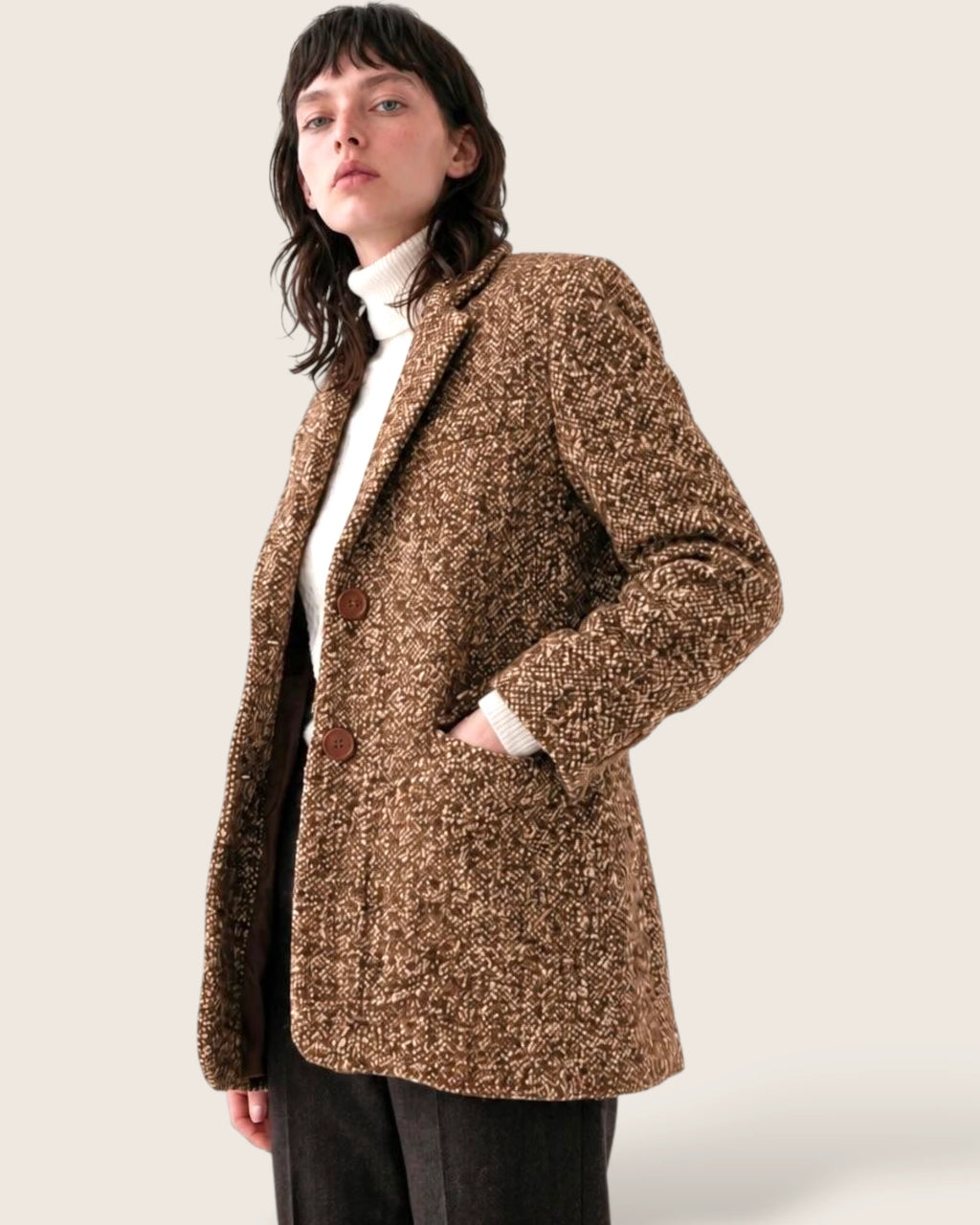 Camille Oversized Tweed Jacket