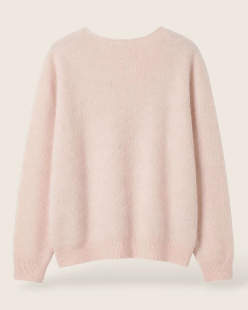 Blush Wool Cashmere Silk Knit